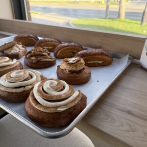 Cinnamon roll from MontDoré Bakery in Concord Vaughan