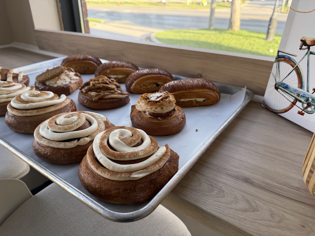 butter croissant Cinnamon roll from MontDoré Bakery in Concord Vaughan