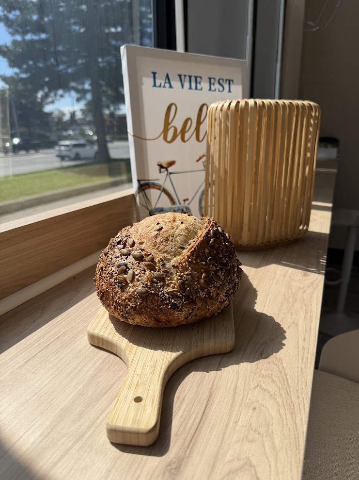 butter croissant Artisanal seeded sourdough bread from MontDoré Bakery in Concord Vaughan